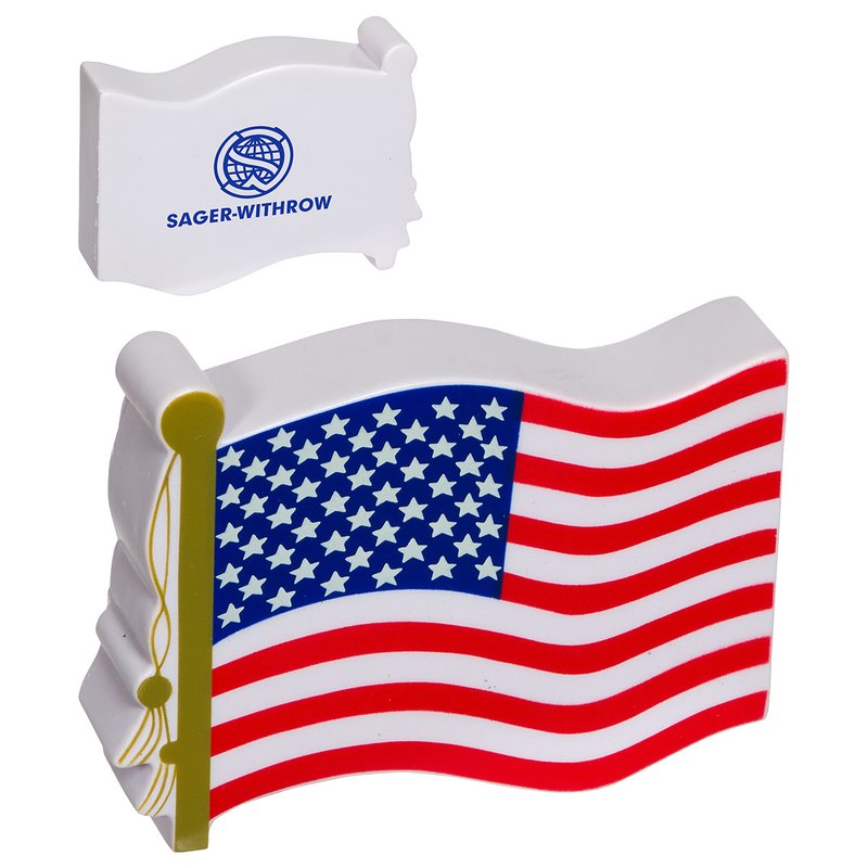 Main Product Image for Imprinted Stress Reliever Us Flag