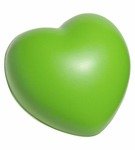 Stress Reliever Valentine Heart - Lime Green