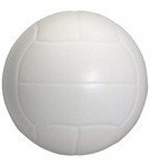 Stress Reliever Volleyball - White