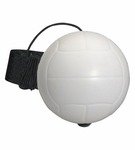 Stress Reliever Volleyball Yo-Yo Bungee - White