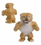 Stress Reliever Wildcat-Cougar Mascot - Tan/White