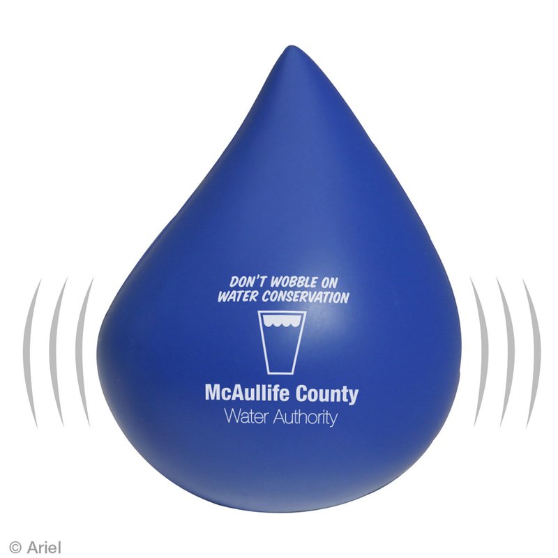 Main Product Image for Imprinted Stress Reliever Wobble Droplet
