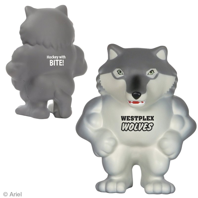 Main Product Image for Imprinted Stress Reliever Wolf Mascot