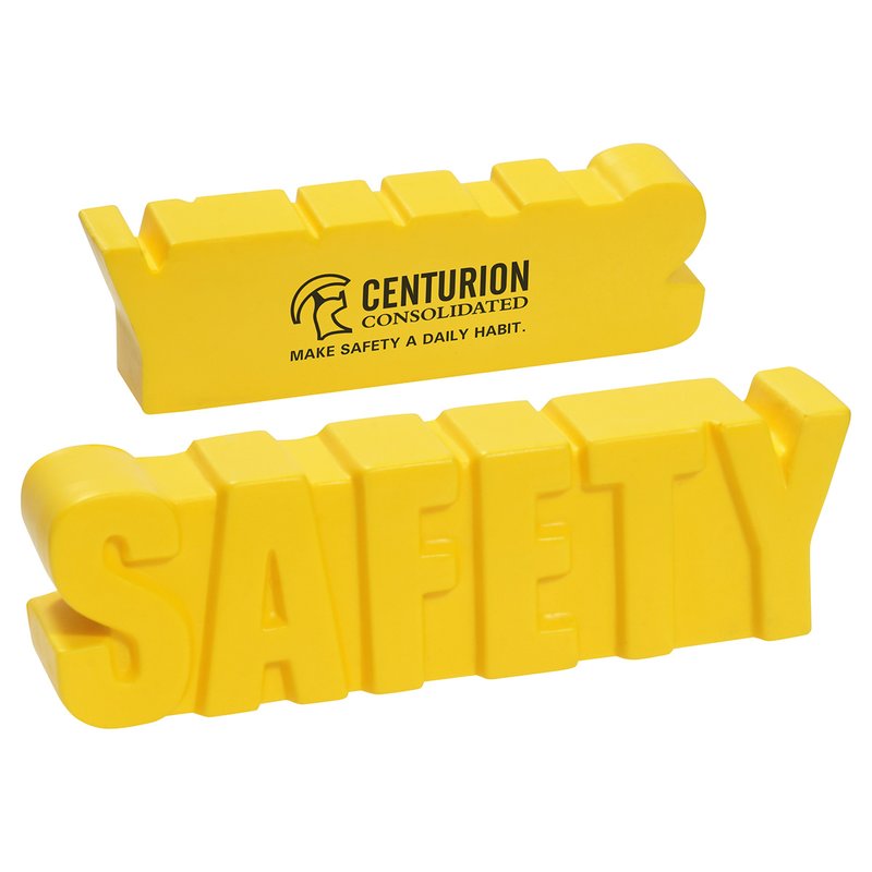 Main Product Image for Custom Printed Stress Reliever Safety Word