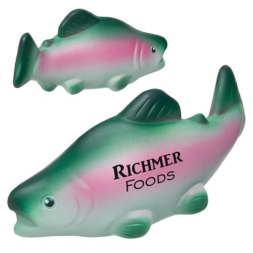 Main Product Image for Custom Printed Stress Reliever Salmon