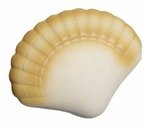 Stress Seashell - Tan/White