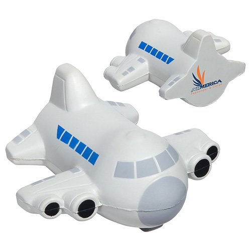 Main Product Image for Imprinted Stress Reliever Small Airplane