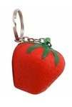 Stress Strawberry Key Chain - Red
