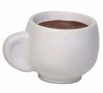 Stress Tea And Coffee Cup - White/Brown