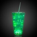 String Light 16oz LED Cup - Clear-green