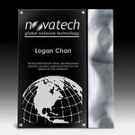 Buy Striped Metal Plaque - Laser