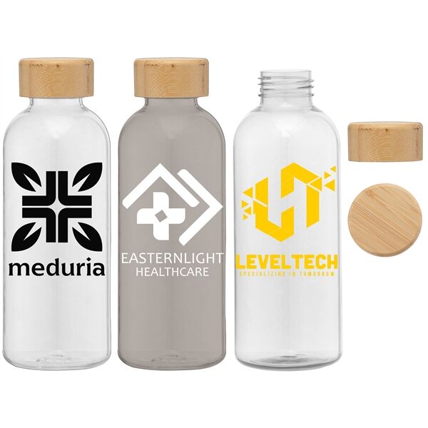 Main Product Image for Custom Printed Strom - 22 oz. RPET Water Bottle with Bamboo Lid