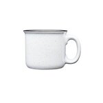 Sumatra 14 oz. Ceramic Campfire Mug - White