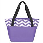 Summit Cooler Tote - Purple