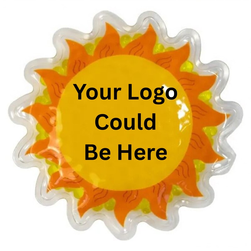 Main Product Image for Custom Logo Sun Gel Beads Hot/Cold Pack
