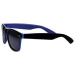 Sunglasses Two Tone Glossy - Black-blue