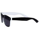 Sunglasses Two Tone Glossy - Black-white
