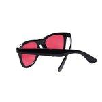 Sunglasses w/ Gradient Lenses - Black with Red