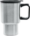 Super Saver Navigator Travel Mug - Silver-black