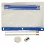 Super Value School Kit - Imprinted Contents - Blue