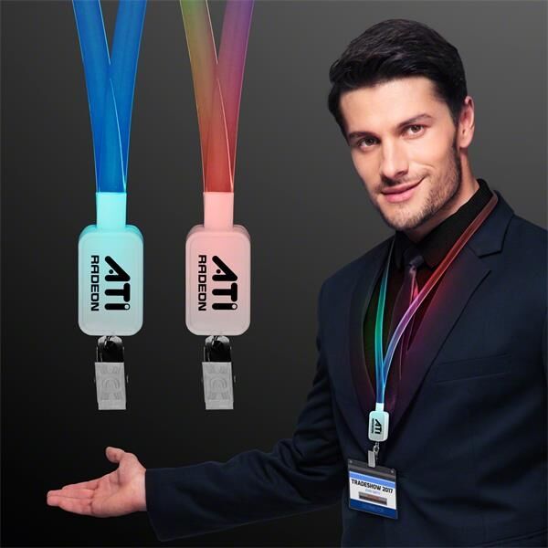 Main Product Image for Supernova Light Lanyards, LED Badge Holders