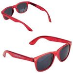 Surfside Metallic Sunglasses - Metallic Red