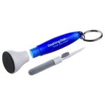 Swab Microfiber Earbud & Screen Cleaner with Key Ring -  