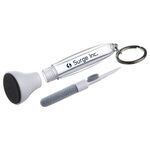 Swab Microfiber Earbud & Screen Cleaner with Key Ring -  