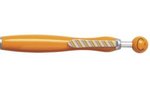 Swanky (TM) Tie Clip Pen - Orange-striped