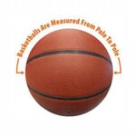 Synthetic Leather Basketball - Full Size -  