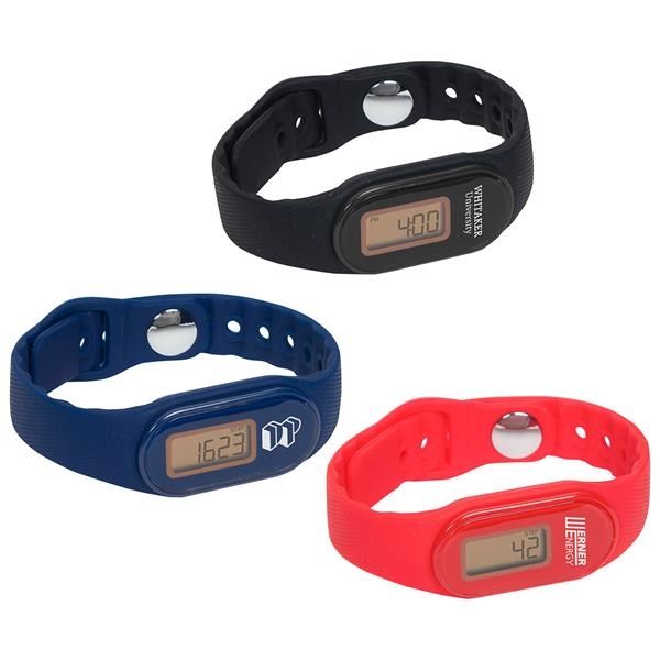 Main Product Image for Custom Tap 'n Read Waterproof Fitness Tracker + Pedometer Watch