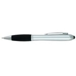 Techno Stylus Pen (Spot Color Print) - Silver-black