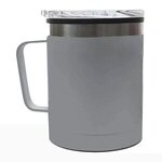 Thank You 12 Oz. Braxton Stainless Steel Mug - Gray