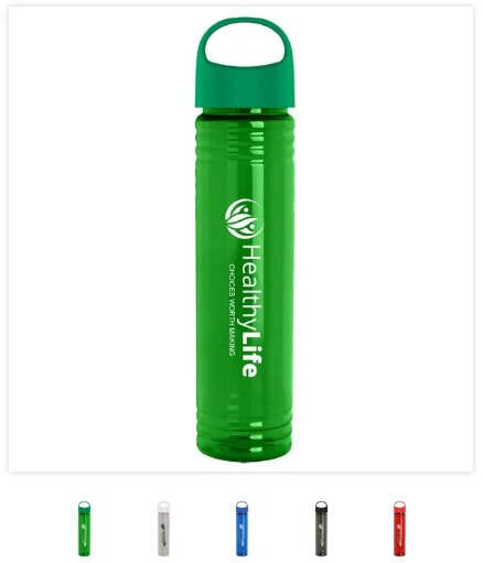 Main Product Image for The Adventure 32 oz. Transparent Bottle with Oval Crest lid