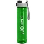 The Adventure 32 oz. Transparent Bottle with Quick Snap li - Transparent Green