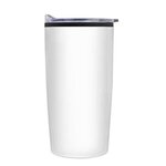 The Ally - 18 Oz Digital Stainless Steel Tumbler - White