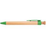 The Camden Bamboo Retractable Wheat Straw Eco-Pen - Blue