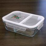 The Chelsea Glass Meal Prep Container 35oz. Heat Resistant G - Clear
