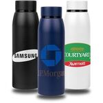 The Cobra 20oz. Powder-Coated Stainless Steel Water Bottle