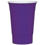 The Cup - Purple With White