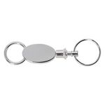 The Elliptical Pull Apart Key Chain