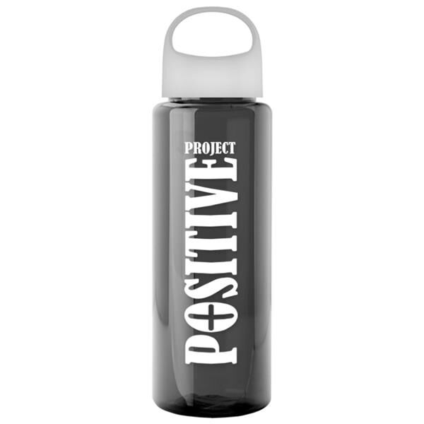 Main Product Image for The Guzzler - 32 Oz Transparent Bottle With Oval Crest Lid