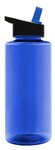 The Mountaineer 36 oz Tritan Bottle - Transparent Blue