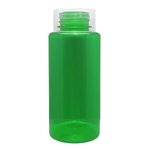 The Mountaineer - 36 oz. Tritan Bottle with Clear Cylinder - Transparent Green