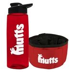 Buy The Parched Pup - 26 Oz Flair Bottle & Folding Dog Bowl