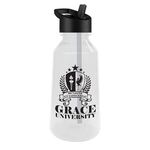 The Prism - 36 oz. Tritan Bottle with Flip Straw lid - Clear