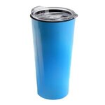 The Roadmaster - 18 Oz. Travel Tumbler With Clear Slide Lid - Cyan