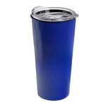 The Roadmaster - 18 Oz. Travel Tumbler With Clear Slide Lid - Royal Blue