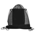 The Sportster - Drawstring with Mesh Pockets - Digital - Black