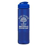 The Wave - 24 oz. Tritan™ Bottle with USA Flip lid - Transparent Blue